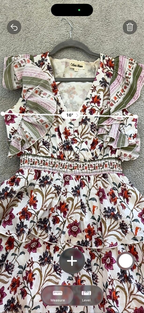NWOT Celina Moon Tuckernuck Floral Ruffle Sleeve Smocked Mini Dress | Boho Cotta - Picture 9 of 9